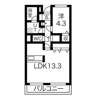 アーバンシャトー【3階】の間取り