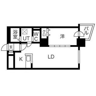 アルファスクエア北15条【11階】の間取り
