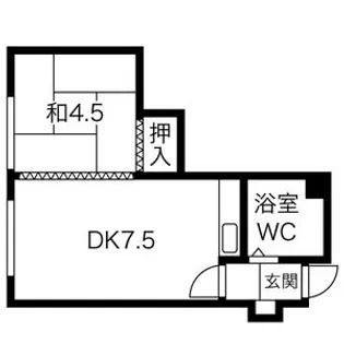マイロード27【15号室】の間取り