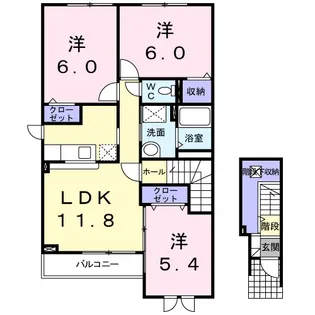 スターインプレス【2階】の間取り