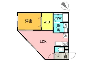 club premier発寒【1階】の間取り