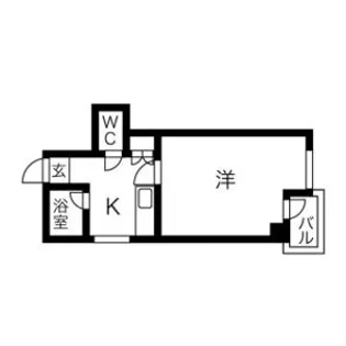藤井ビル北17条Ⅲ【3階】の間取り