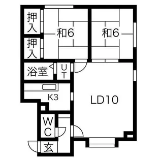 パレーシャル21A【2階】の間取り