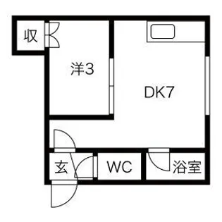 マンションピアⅡ【201号室】の間取り