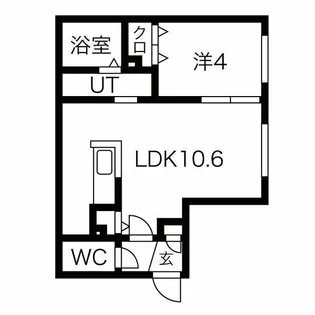 SーRESIDENCE桑園EAST【4階】の間取り