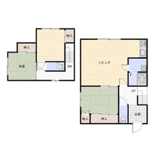 メゾネット22【2号室】の間取り