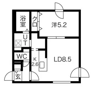 ミカエルアルファ【4階】の間取り