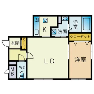 AMISTA(アミスタ)【2階】の間取り