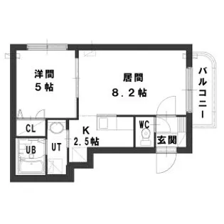 グランメールエレガンス【4階】の間取り