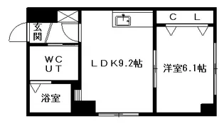 プレゼンスN9 D棟【403号室】の間取り