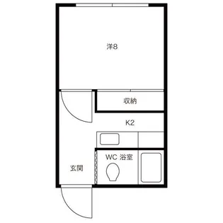 大畠ハイツ【302号室】の間取り