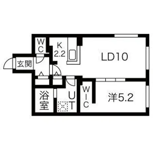ラフィナート発寒中央【2階】の間取り