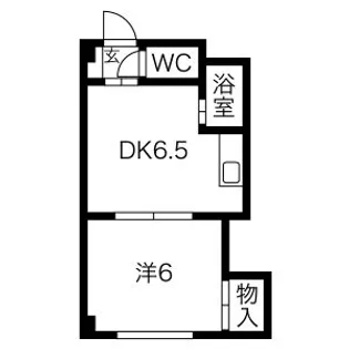 MAISON KAMUY N33【102号室】の間取り