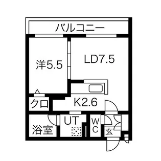 SーRESIDENCE桑園【4階】の間取り