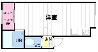 エビスパレス本町A【202号室】の間取り