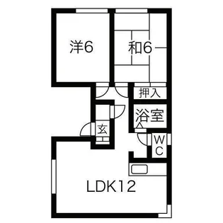 コットンウッドハウス【203号室】の間取り