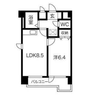 AMS352ビル【705号室】の間取り