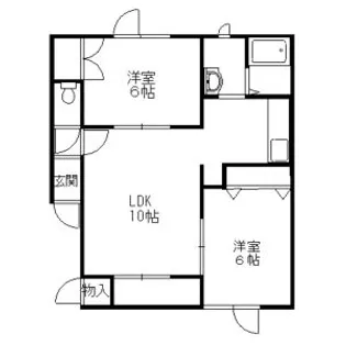 ラポールオオタカ【00203号室】の間取り