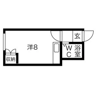 リバーサイド14【4階】の間取り