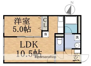 MKS【4階】の間取り