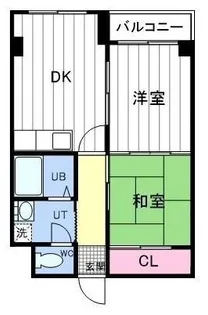 ソシアルコート菊水【202号室】の間取り