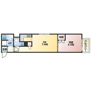 ジュネス23【601号室】の間取り