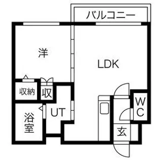 プライマル札幌円山【408号室】の間取り