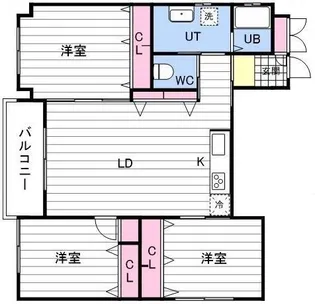 ノース16【2階】の間取り