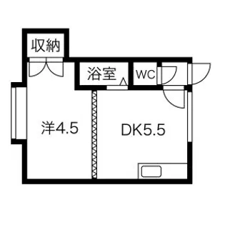 ビリーブ麻生【203号室】の間取り