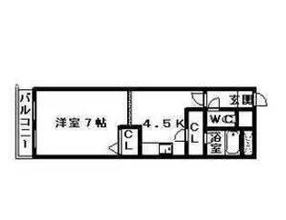 ベル31B【3階】の間取り