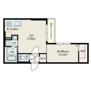 SーRESIDENCE琴似本通AVANTA【2階】の間取り