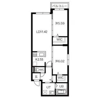 GATO ASSORTI(ガトーアソルティ)【3階】の間取り