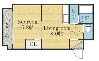 オーシ・ドマン【305号室】の間取り