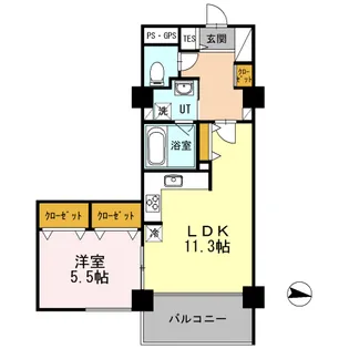 札幌まち家勇﨑【3階】の間取り