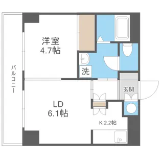 ホープ北21【2階】の間取り