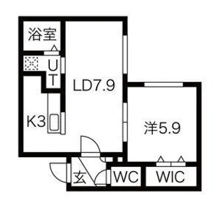 OLIVE環状東【00402号室】の間取り