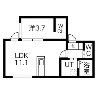 仮)ベルツリーRJ II【2階】の間取り