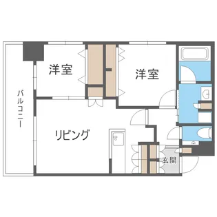 MJSQUARE KOTONI【608号室】の間取り