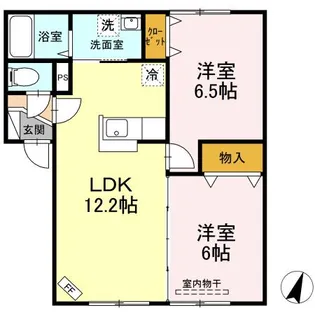 リビングタウン札幌東 A棟【102号室】の間取り