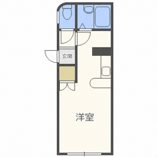 アセット21北36条【101号室】の間取り