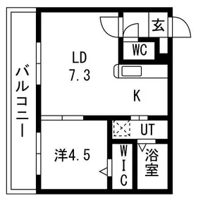 URBAN STAGE北20条【4階】の間取り