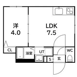 ラフィーネ発寒南Ⅱ【4階】の間取り
