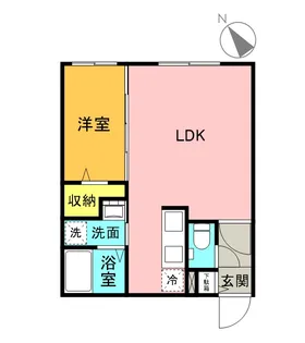 VICTOIRE麻生(ヴィクトワール麻生)【4階】の間取り