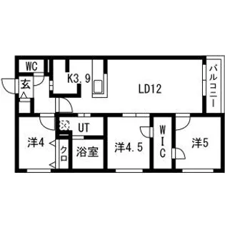 LIEN発寒(リアン)【1階】の間取り
