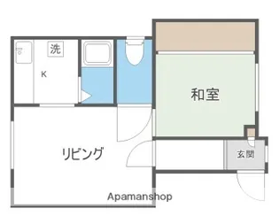 北海道札幌市東区北十七条東20丁目【アパート】の間取り