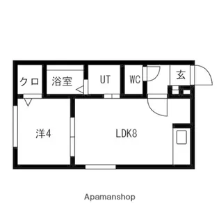 ラフィーネ発寒南【3階】の間取り