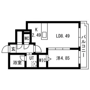 CAVATINA(カヴァティーナ)【508号室】の間取り