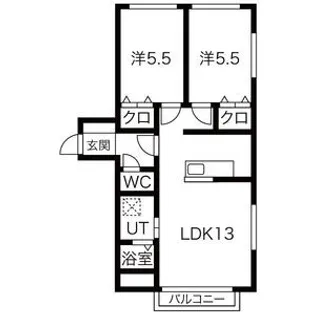 パルティール TM LSE【2階】の間取り