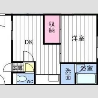 ハイツS・K【16号室】の間取り