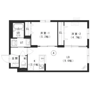 )ルチアーノN35【3階】の間取り